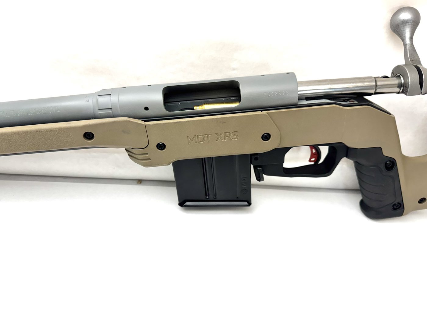 MDT XRS bolt action FDE Cerakote