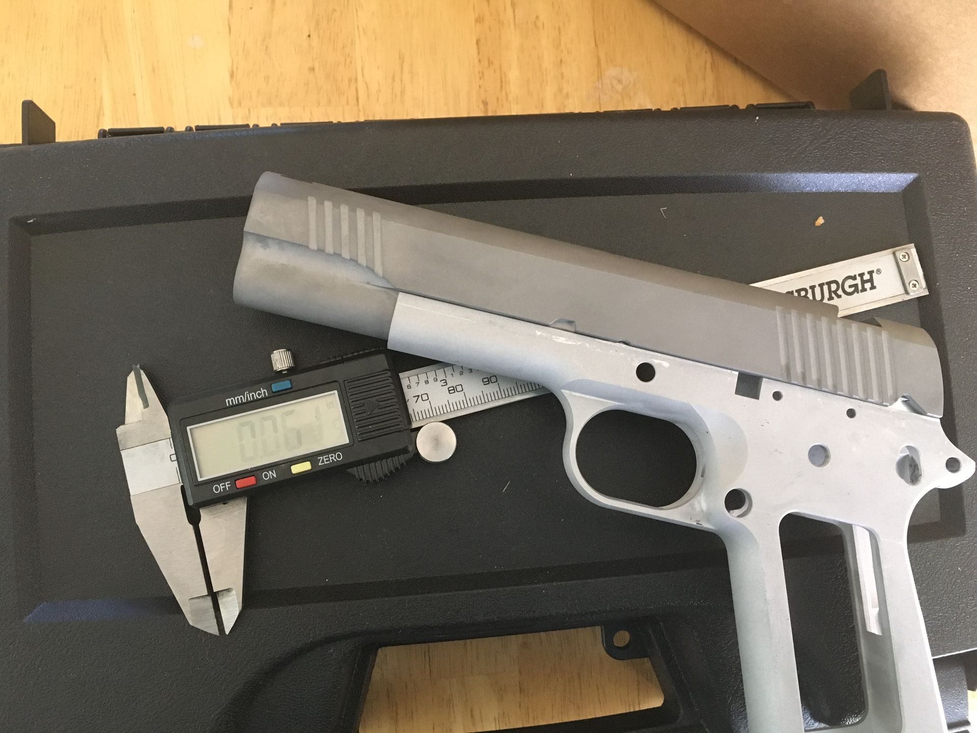 1911 frame and slide fit measurement