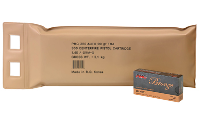 PMC BRNZ 380ACP 90GR FMJ 50/1000