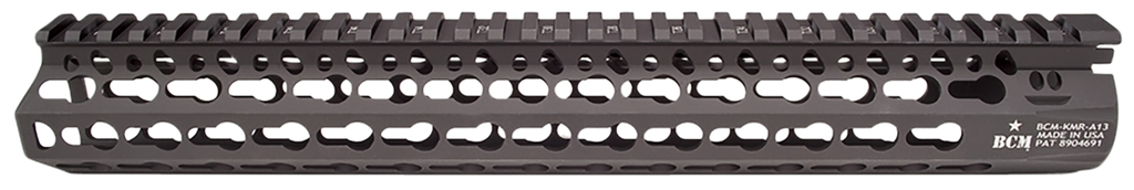 BCM KMRA13556BK KMR Alpha Handguard 13" Keymod Style Made of Aluminum with Black Anodized Finish for AR-15