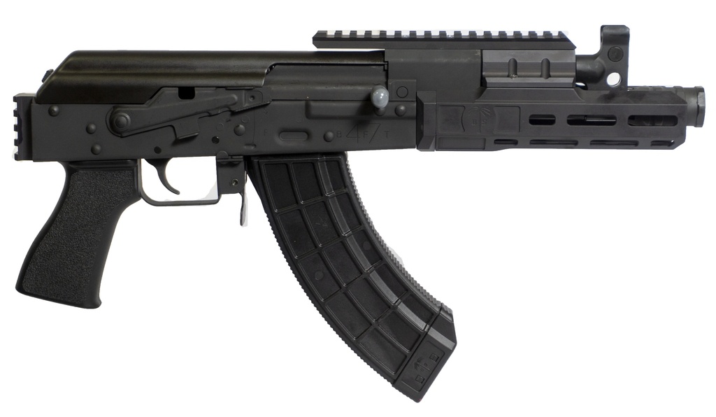 Century Arms HG8000N Draco 7.62x39mm 30+1 7.50" Black M-LOK Handguard, Black Picatinny Rail, Rear Picatinny Rail, Black Polymer Grip
