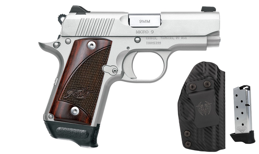 KIMBER 3300255 MICRO 9 SS RSWD  9MM 3.15"      RTC