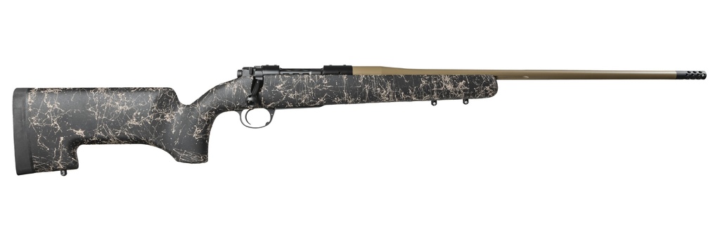 Kimber Mfg, Inc 3000924 Mountain Acsent Mojave 270 Win 4+1 24"  Match Grade Threaded Barrel, Aluminum Receiver, Fixed Aluminum/Carbon Fiber Stock