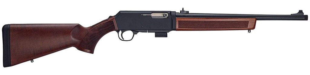 Henry H027H9 Homesteader  9mm Luger 10+1 16.37" Blued Steel Threaded Barrel, Black Anodized Drilled & Tapped Aluminum Receiver, American Walnut Fixed Wood Stock, 2-Piece Grip, Ambidextrous