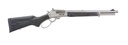 Marlin 70450 1895 Trapper Full Size 45-70 Gov 5+1 16.10" Polished Stainless Steel Threaded Barrel, Polished Stainless Stainless Steel Receiver, Fixed Black Laminate Stock