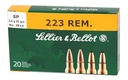 Sellier & Bellot SB223B Rifle  223Rem 55gr Soft Point 20 Per Box/50 Case