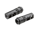 SureFire SFMB3383424 SOCOM Muzzle Brake Black DLC Stainless Steel with 3/4"-24 tpi Threads & 2.60" OAL for 338 Cal AR-Platform