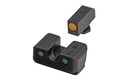 TruGlo TG231G1C Tritium Pro  Black | Green Tritium Orange Outline Front Sight Green Tritium Rear Sight