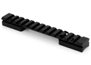 Warne 7650M Mountain Tech Tactical Rail Black Anodized Aluminum Weatherby Vanguard/Howa 1500 Short Action, 0 MOA
