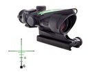 Trijicon 100209 ACOG  Black Hardcoat Anodized 4x32mm Illuminated Green Crosshair .223/5.56 BDC Reticle