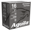 Aguila 1C1601BA Buckshot  16Gauge 2.75" 1 1/8oz 1Buck Shot 25 Per Box/10 Case