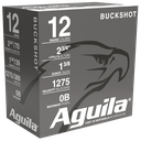 Aguila 1C1200BA Buckshot  12Gauge 2.75" 1 3/8oz 0Buck Shot 25 Per Box/10 Case