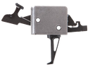 CMC Triggers 93504 Drop-In  Two-Stage Flat Trigger w/ 2-4 lbs Draw Weight & Black/Silver Finish