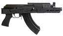 Century Arms HG8000N Draco 7.62x39mm 30+1 7.50" Black M-LOK Handguard, Black Picatinny Rail, Rear Picatinny Rail, Black Polymer Grip