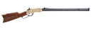 Henry H011D3 Original Deluxe 3rd Edition Full Size 44-40 Win 13+1 24.50" Blued Octagon Barrel, Brass Polished Brass Receiver, Fancy American Walnut Wood Stock Ambidextrous